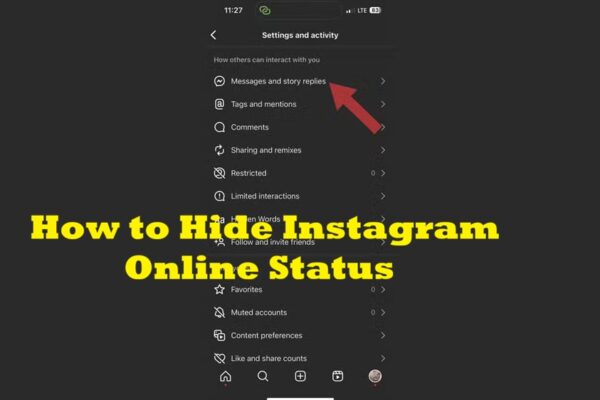 How to Hide Instagram Online Status