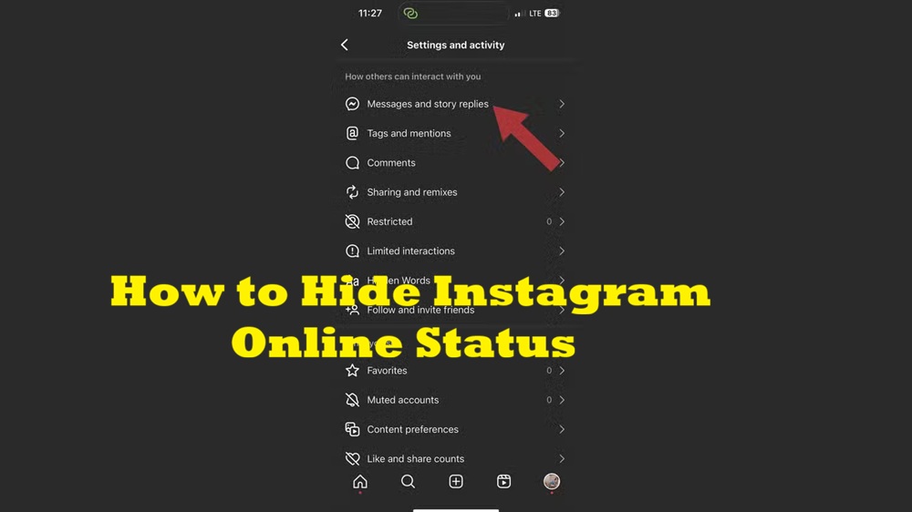How to Hide Instagram Online Status