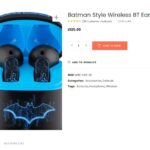Rs 125 Only On Thespark Shop Batman Style Wireless Bt Earbuds