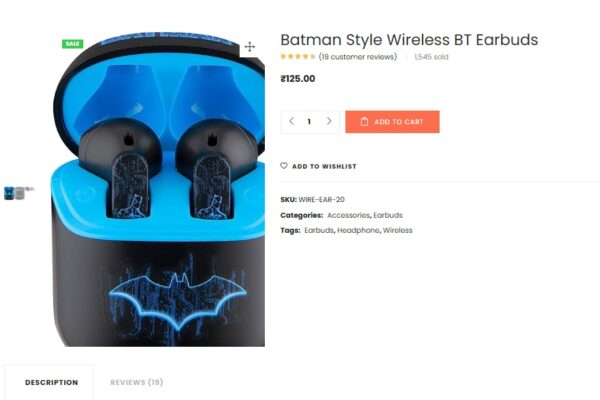 Rs 125 Only On Thespark Shop Batman Style Wireless Bt Earbuds